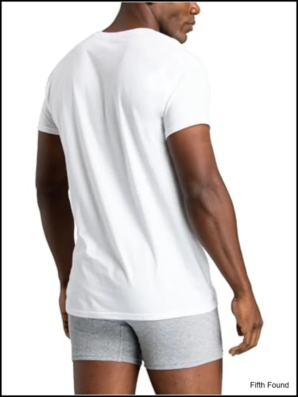 Men's 6-Pack Cotton Crew Undershirts - Tag Free Moisture Wicking Tees